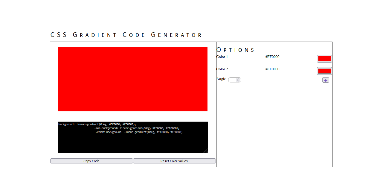 landing page