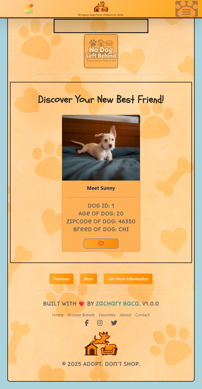 landing page